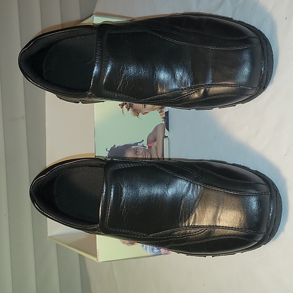 Boys leather dress shoes